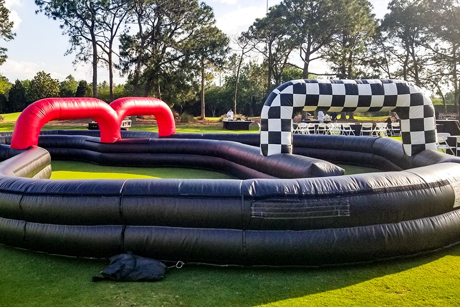 Inflatable Race Track Fun Planners